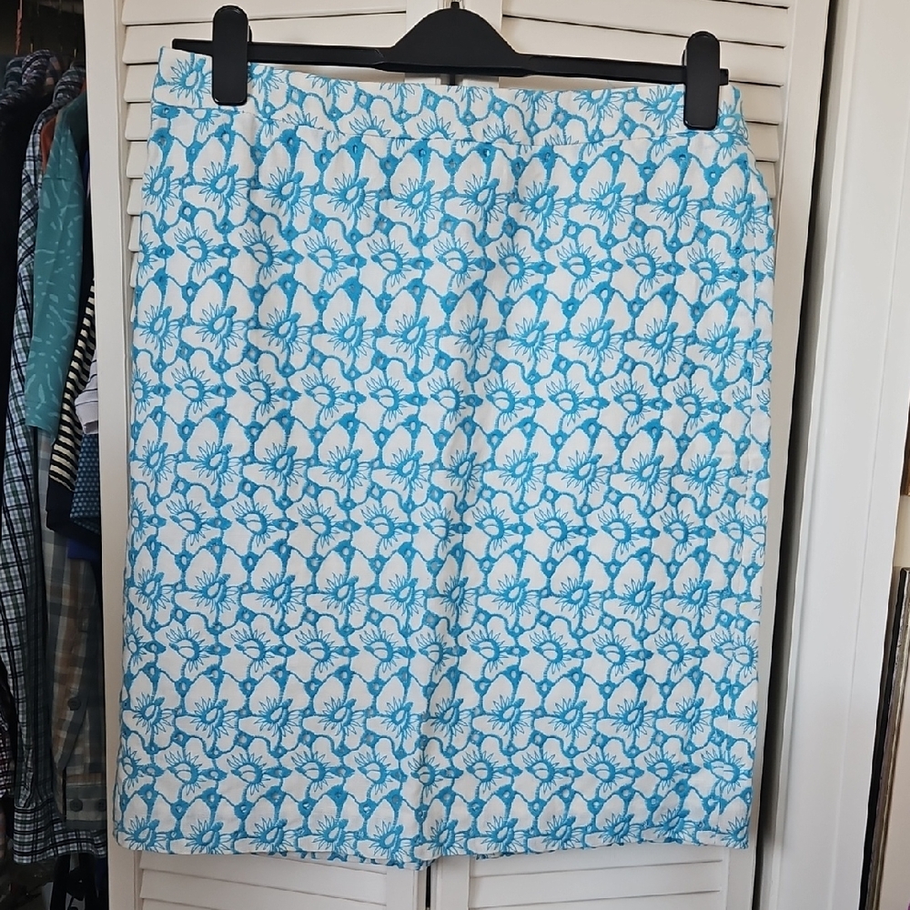 Cotton Pencil Skirt